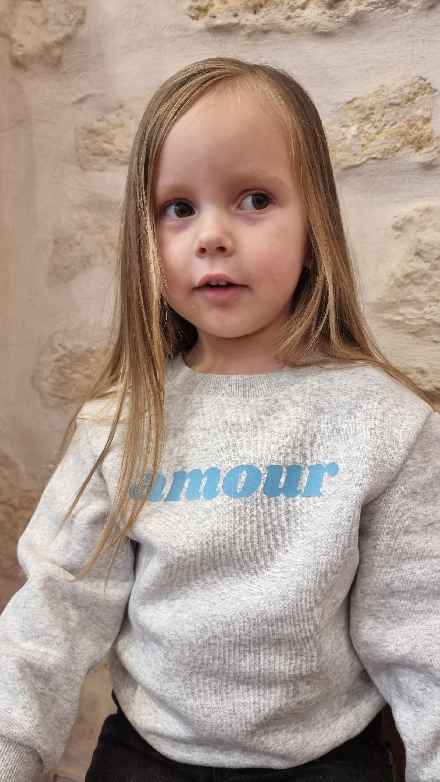 Organic cotton kids' amour sweat