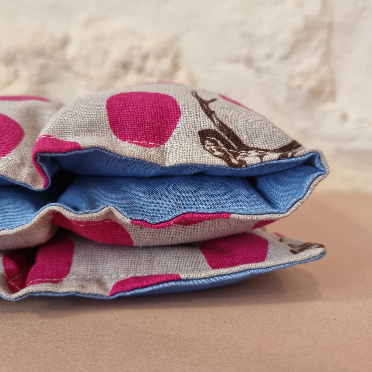 2x organic flaxseed dry heat pack, hand warmers