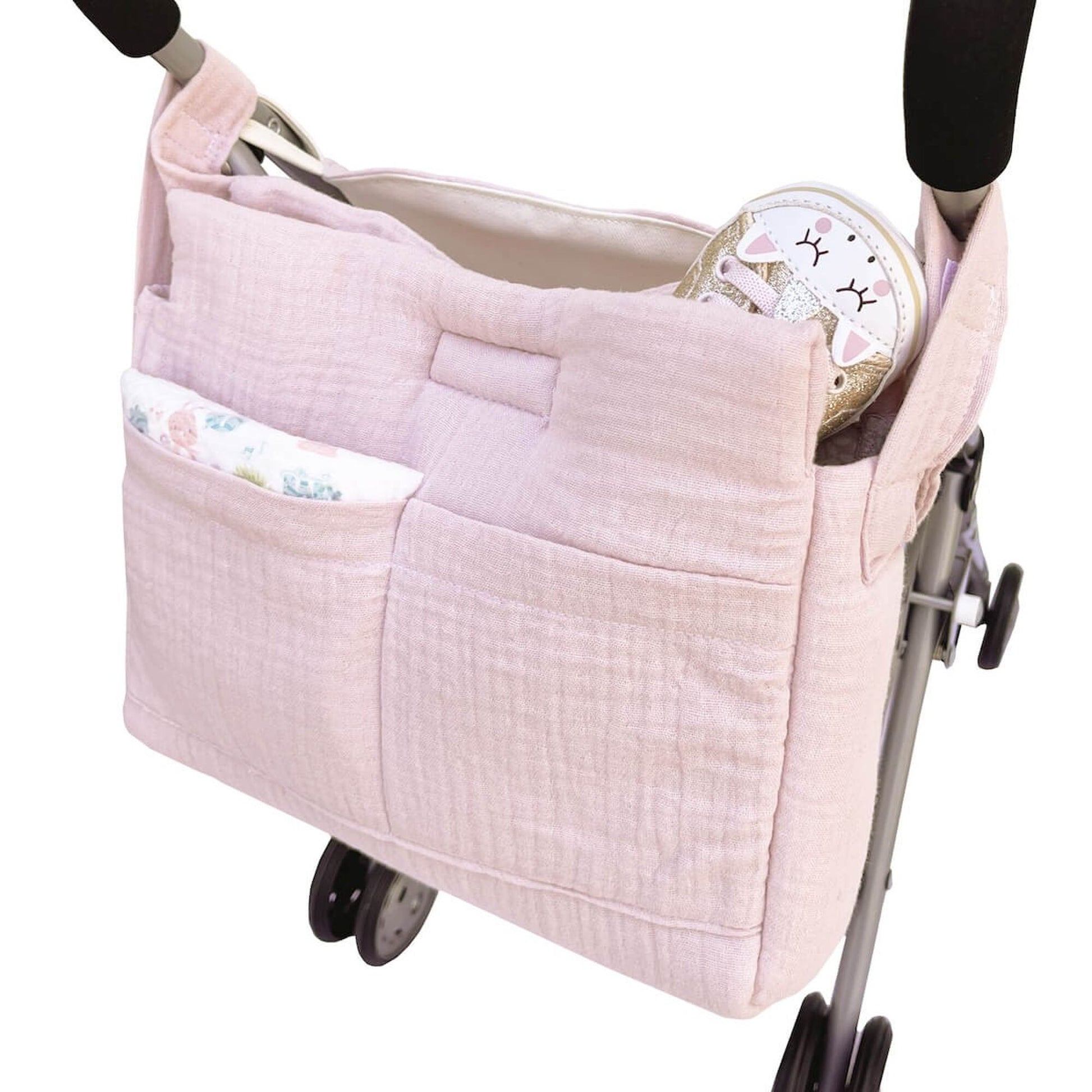 pink changing bag