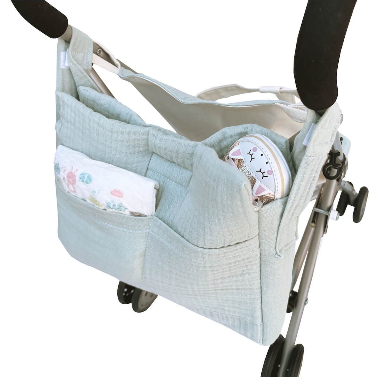 changing bag on stroller