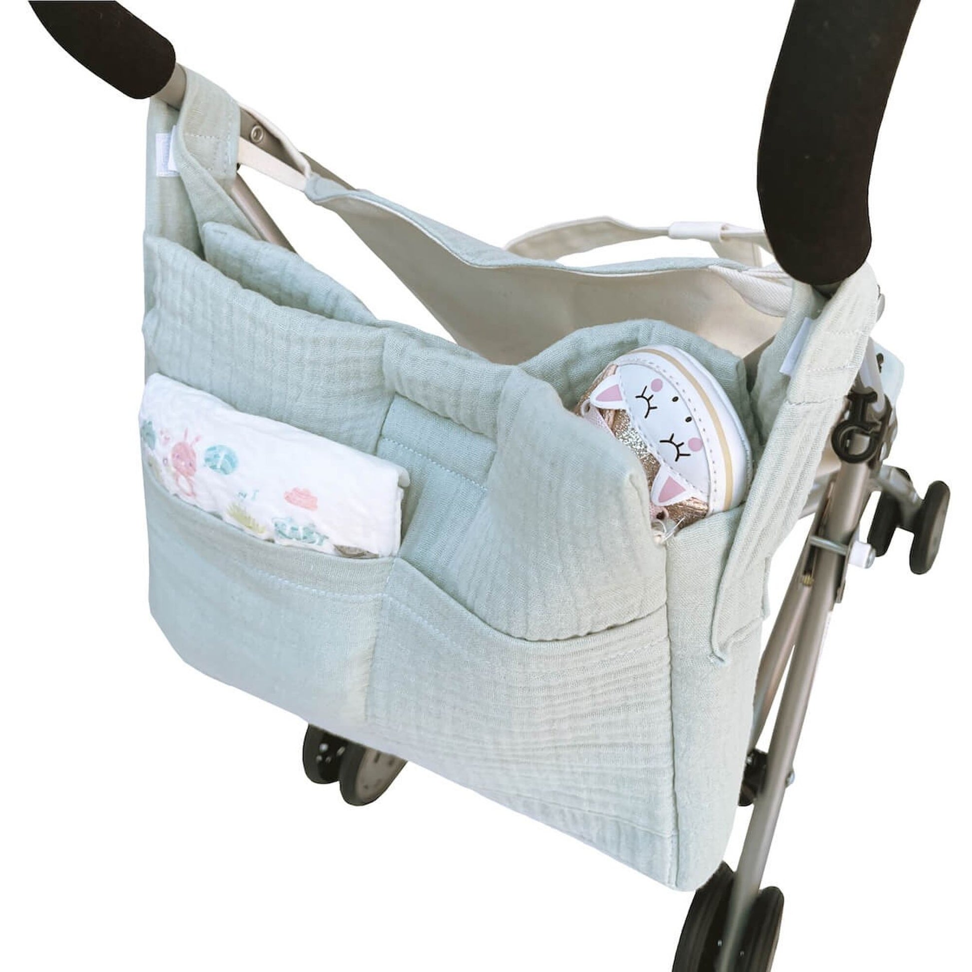 changing bag on stroller