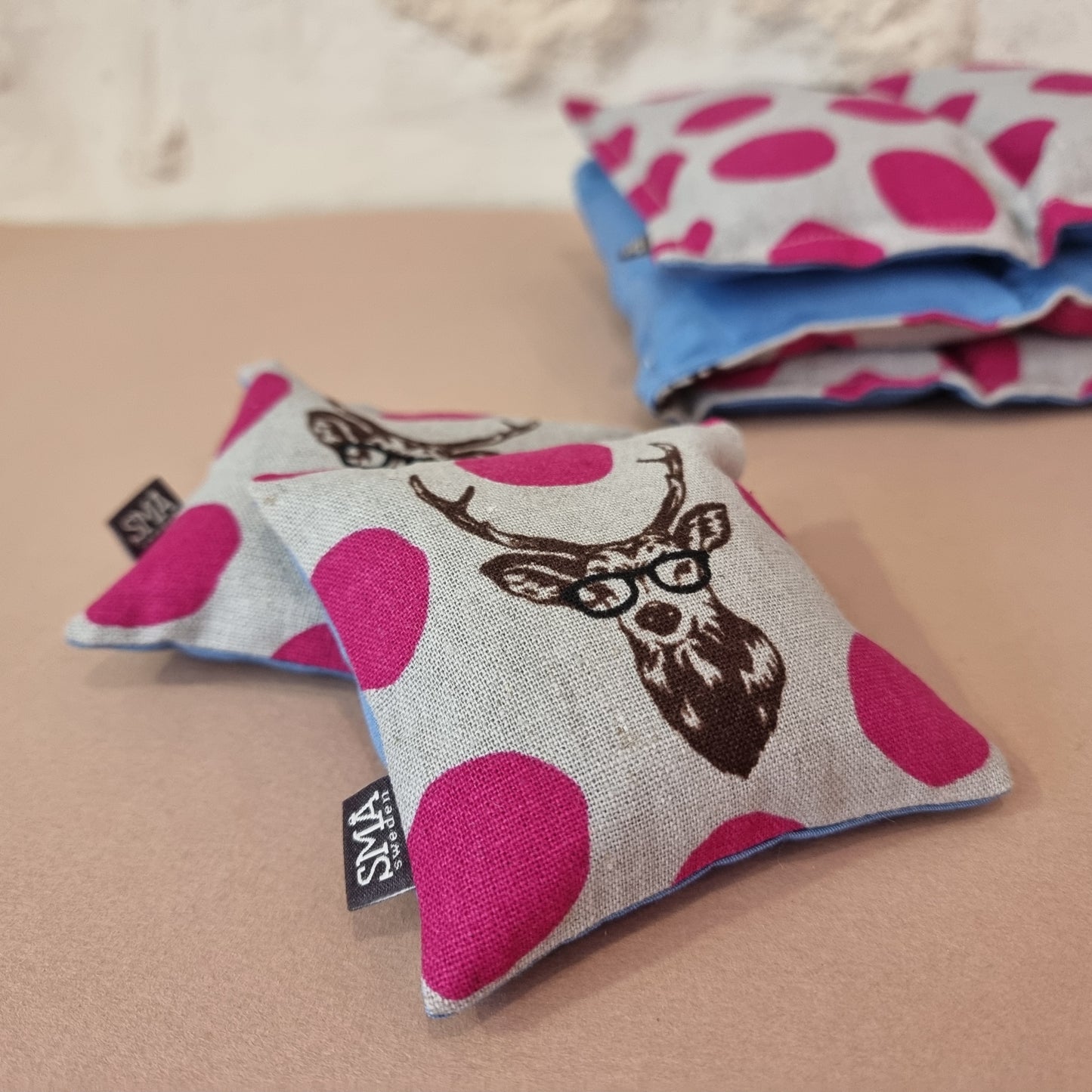 Flaxseed hand warmers with lavender, dry heat pack