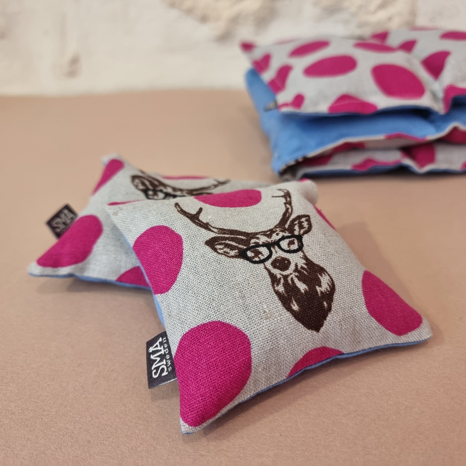 Flaxseed hand warmers with lavender, dry heat pack
