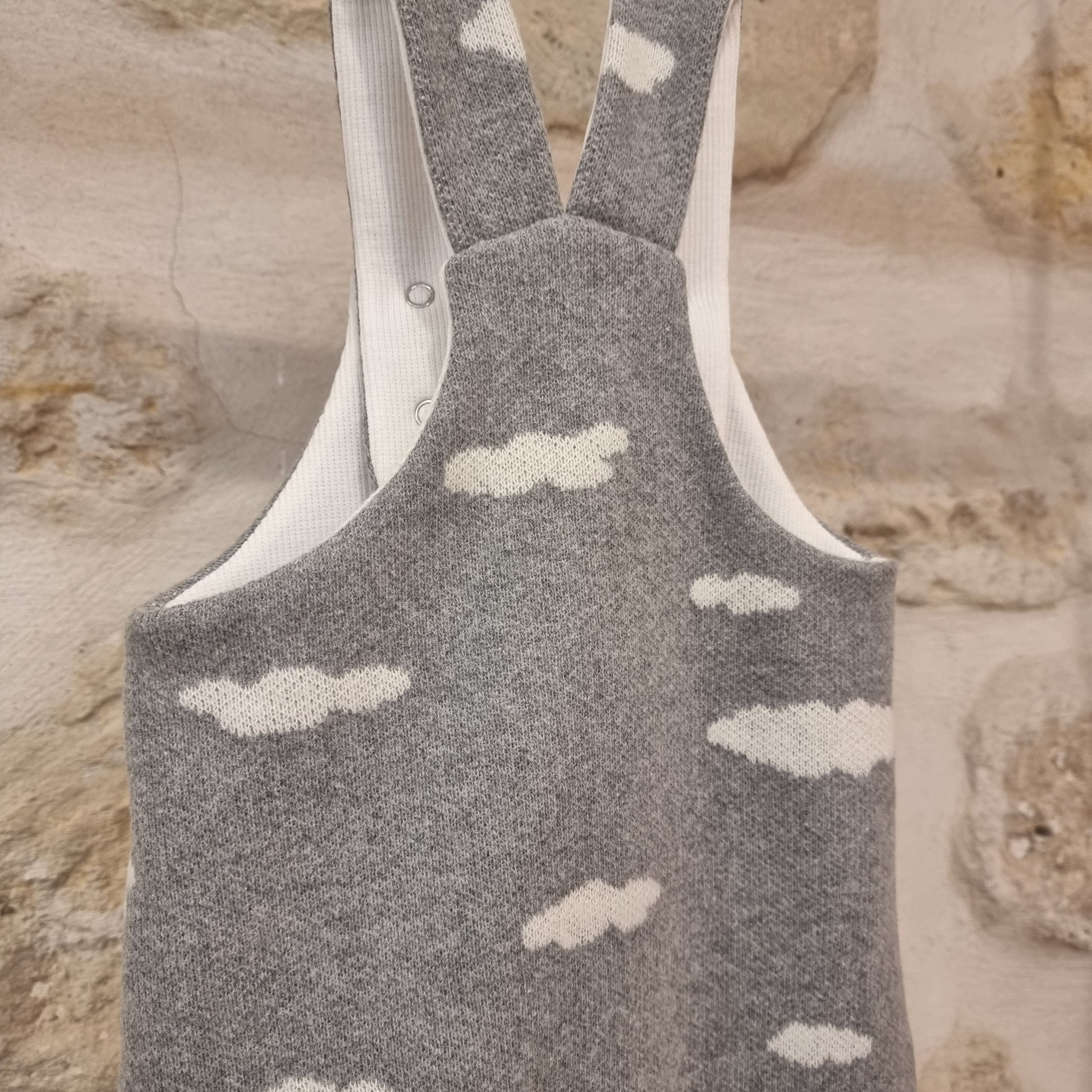 cloud dungaree detail