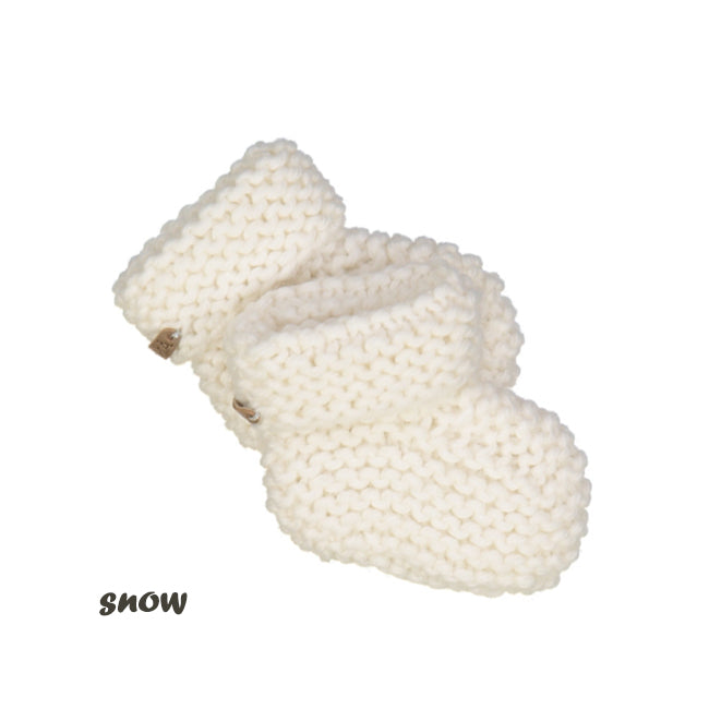 CHUBBY hand knitted booties