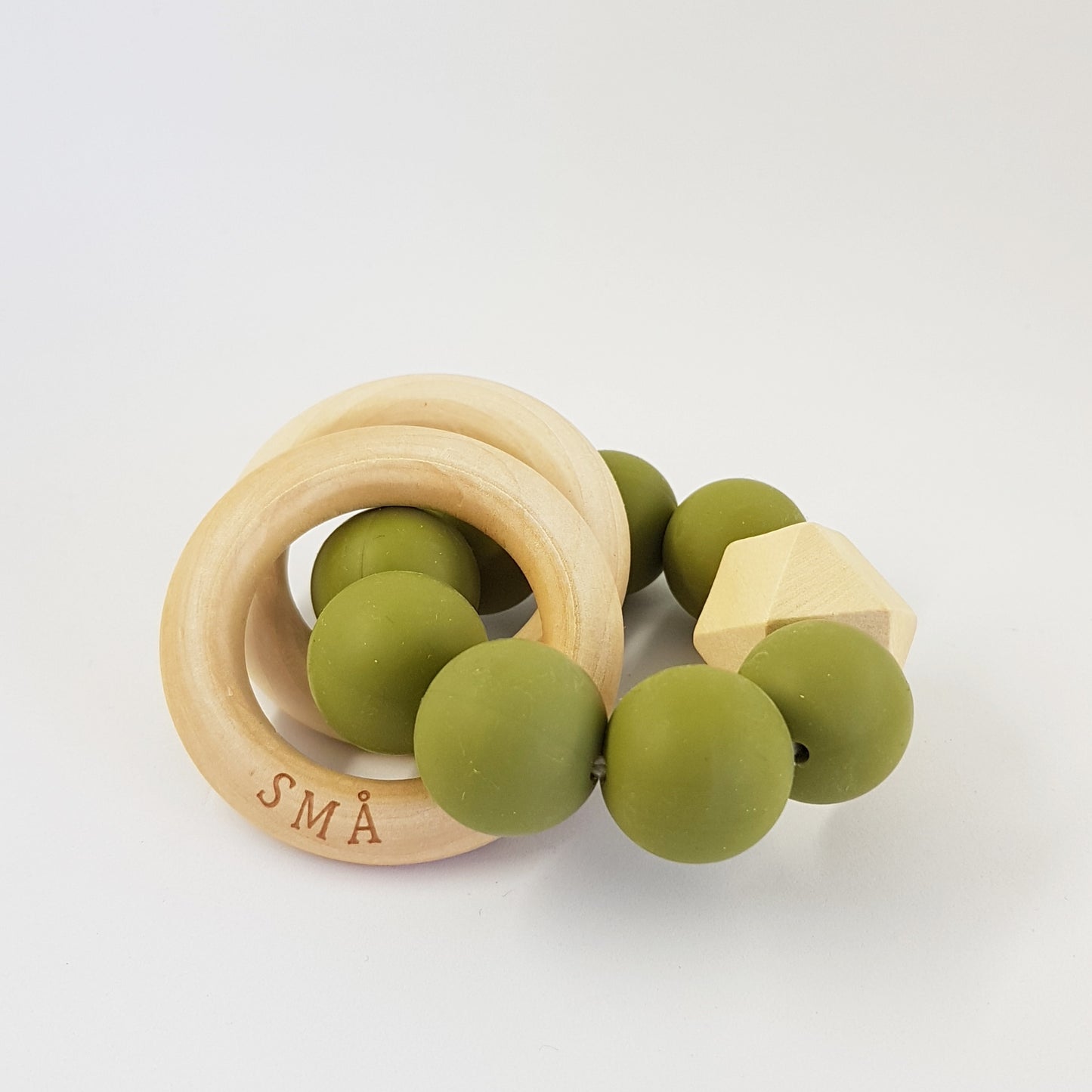 DIAMOND baby teether, green bean