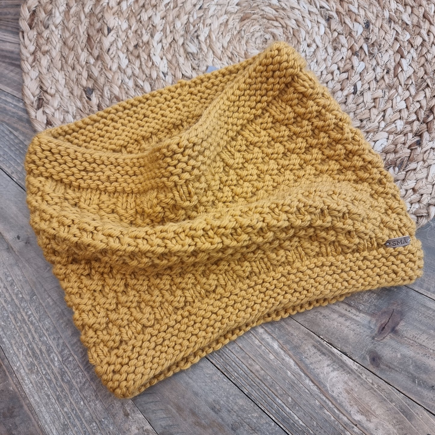 CHUNKY hand knitted snood