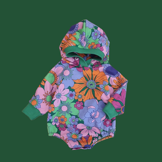 Babys' FLOWER-POWER romper