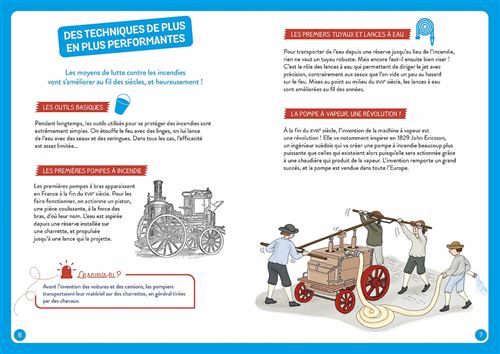 À la Découverte des Pompiers Magnetic Toy - French Language Educational Firefighters Kit for Kids 6+