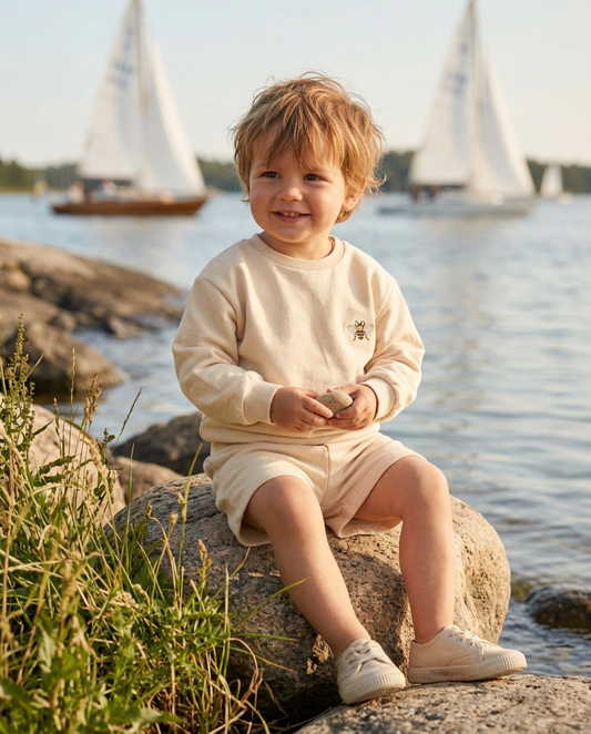 Organic cotton baby sweat BEE