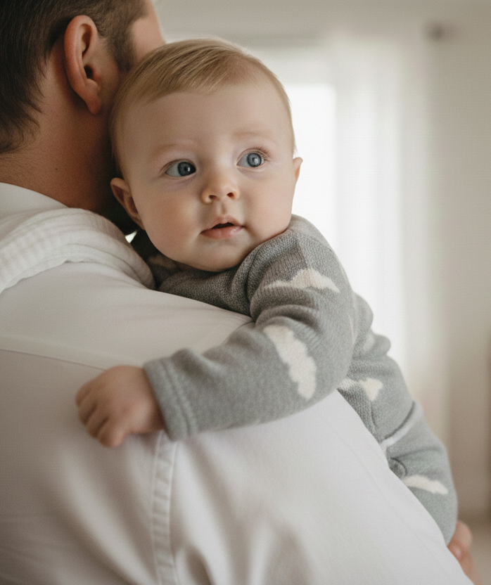 Sustainable Handcrafted Baby Cardigan (1-12 Months)