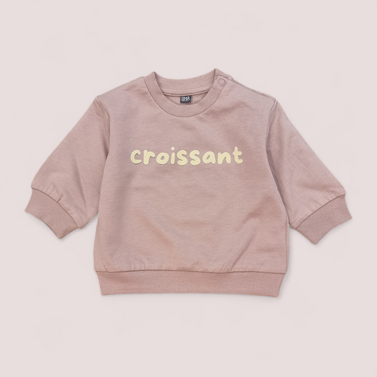 Organic cotton baby CROISSANT sweat