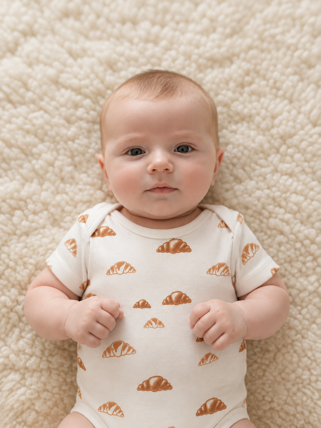 Babys' organic CROISSANT bodysuit