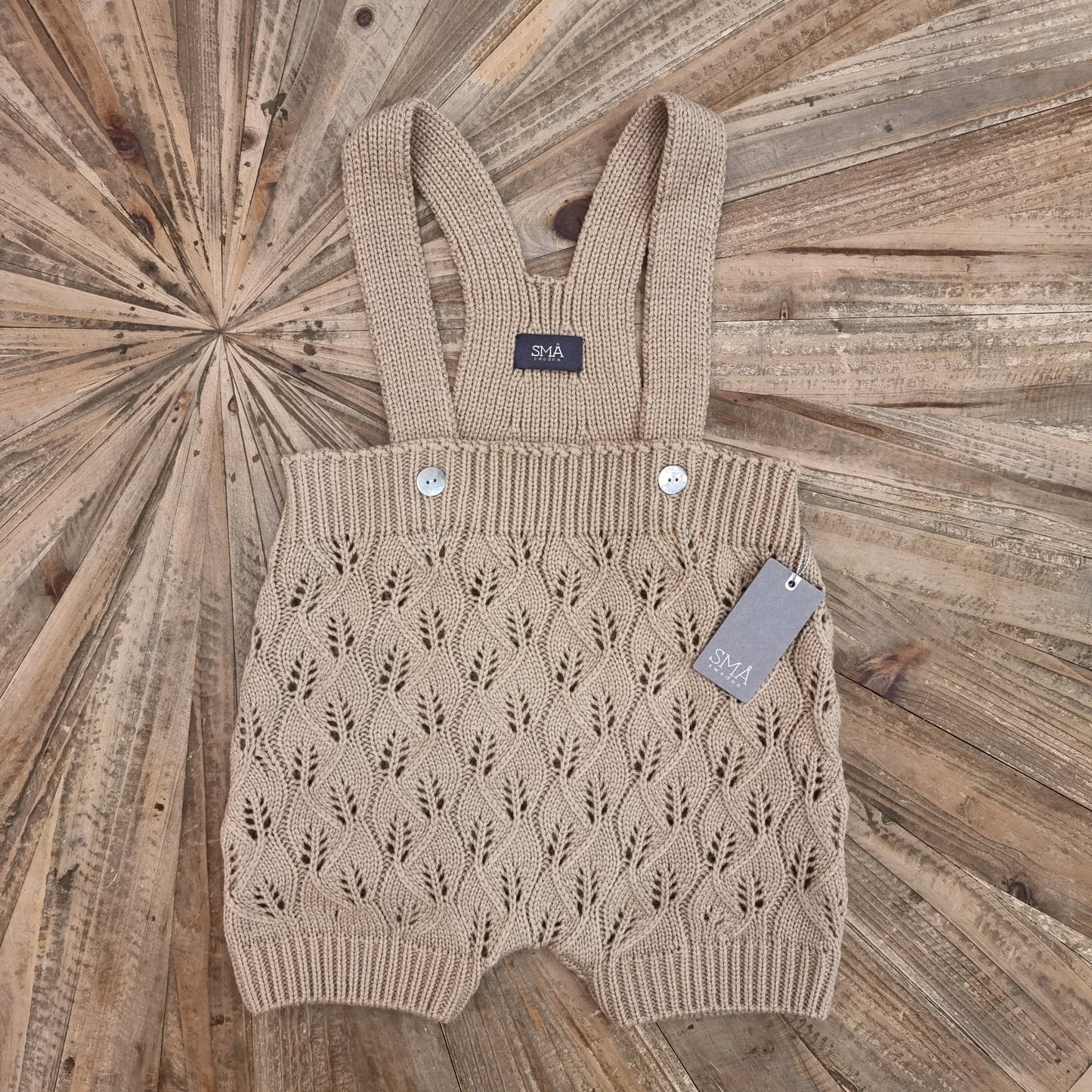 JULES knitted baby romper