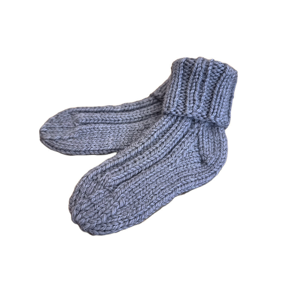 CHIP hand knitted socks - gray